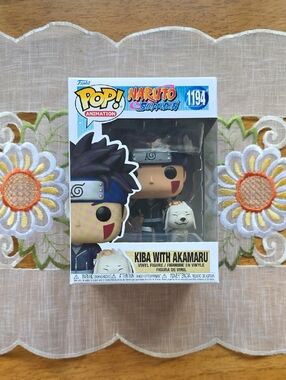 Funko Pop! Naruto Shippuden Kiba with Akamaru Vinyl Figure- #1194